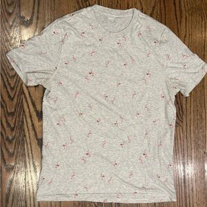 Old Navy Gray Flamingo T-Shirt